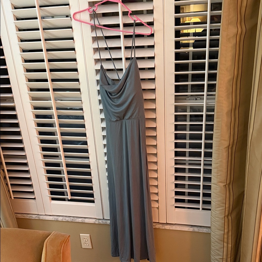 Cowl Neck Midi Dress